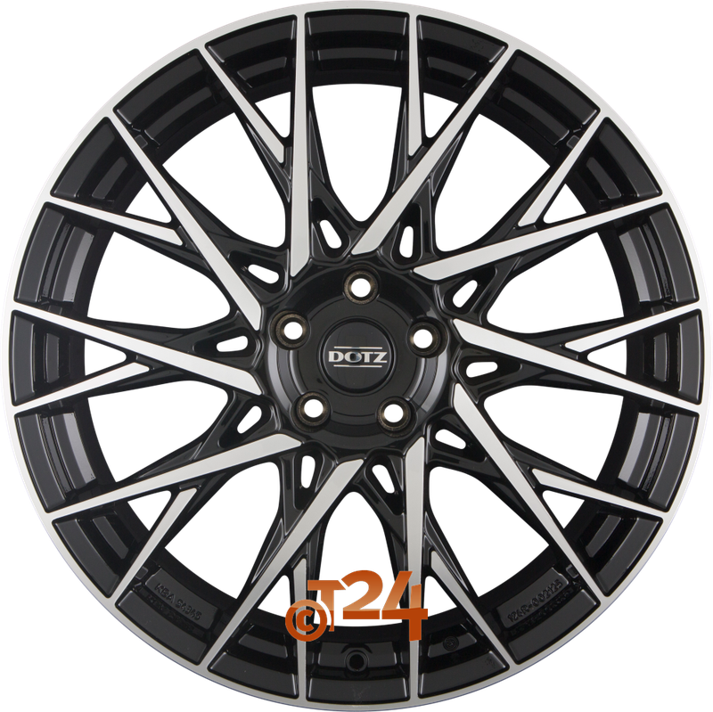 FUJI DARK - Schwarz Frontpoliert Einteilig